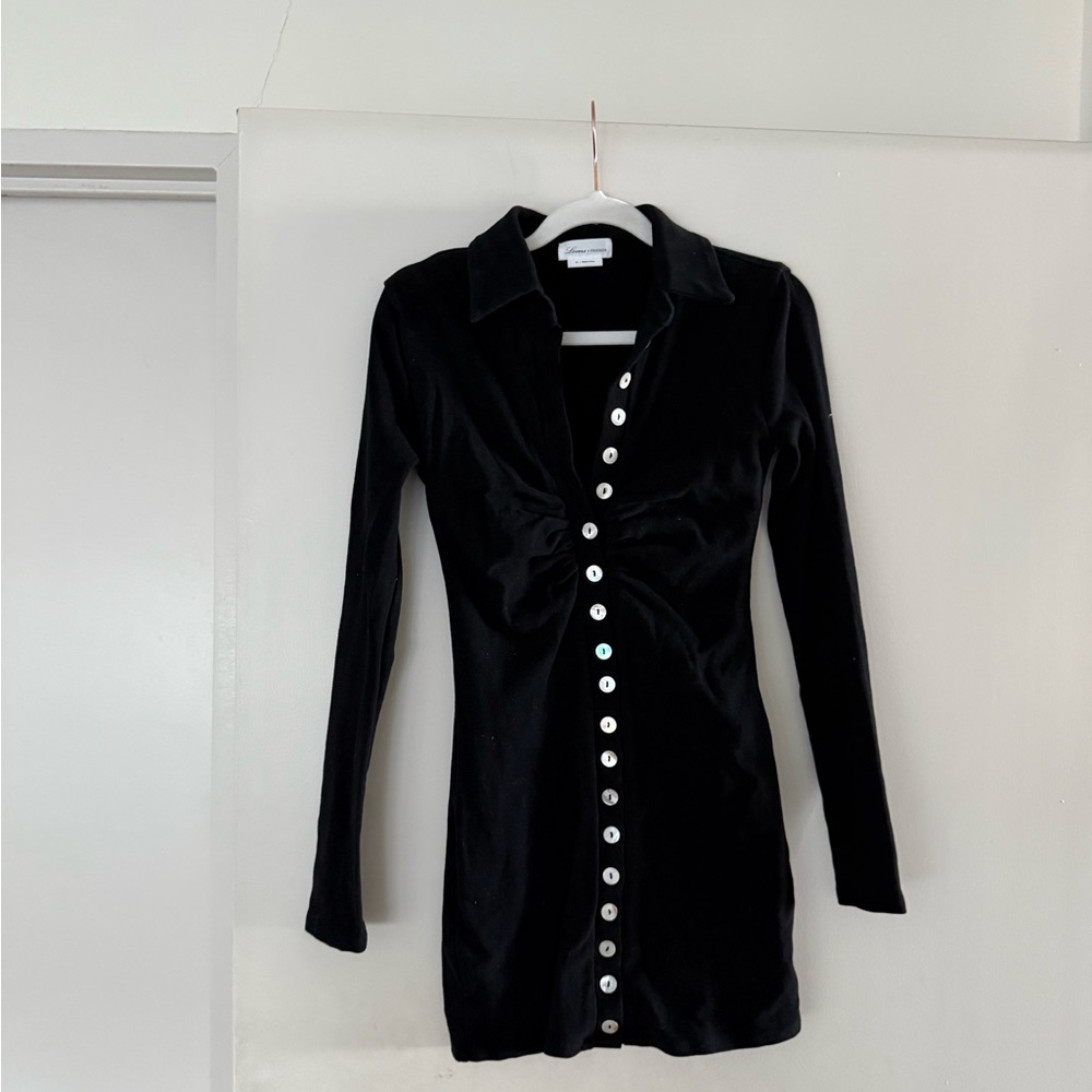 Chic Black Long Sleeve Dress
